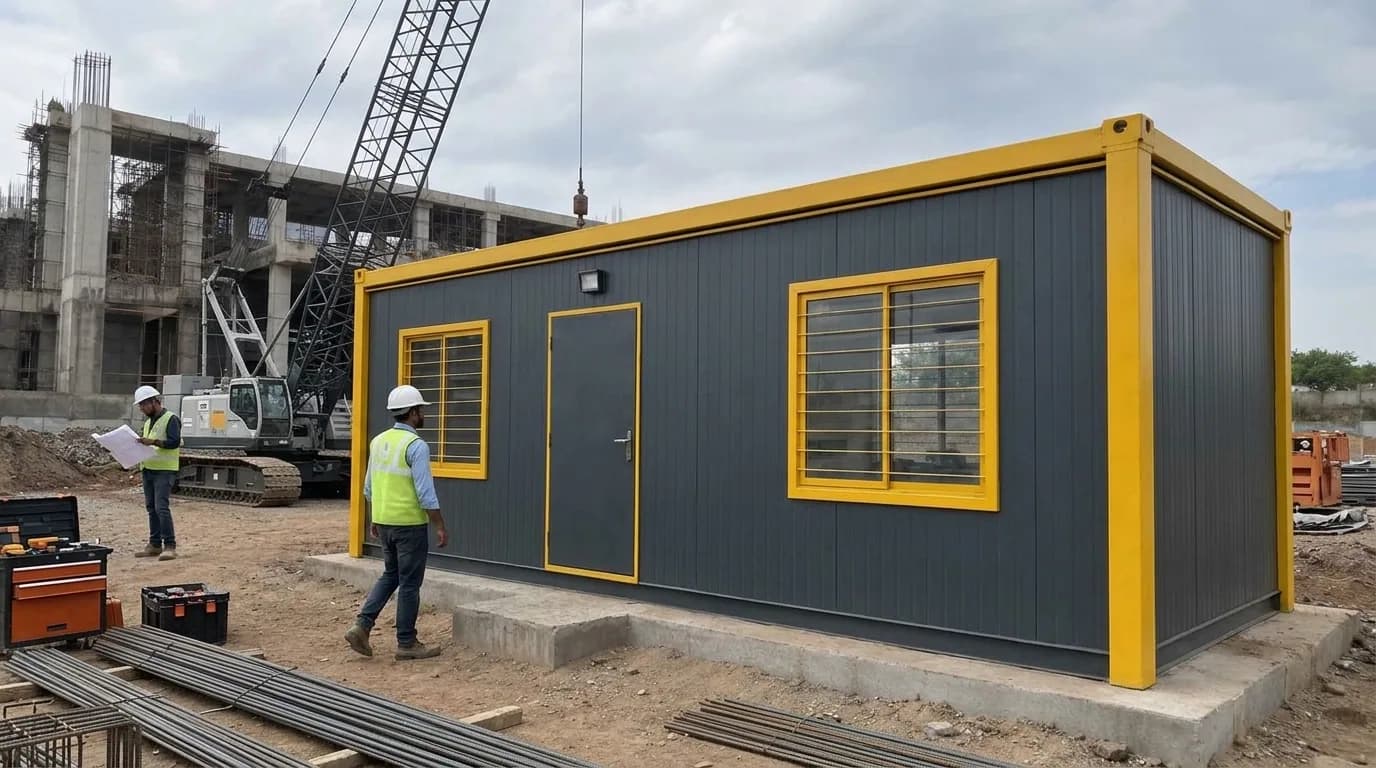 Portable cabin transportation and installation guide