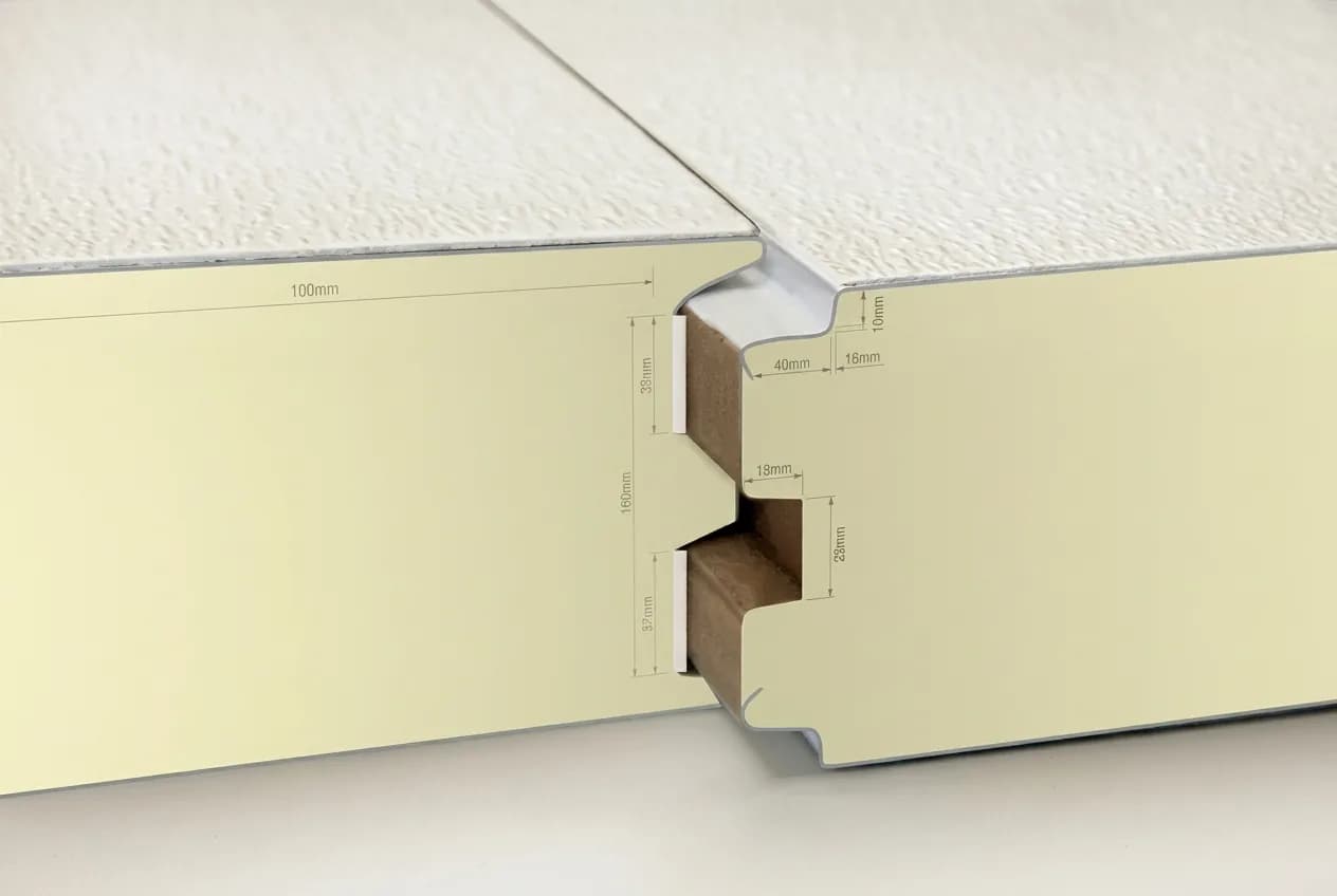 PUF panel cabin with tongue-and-groove joints by Porta Cabin Systems